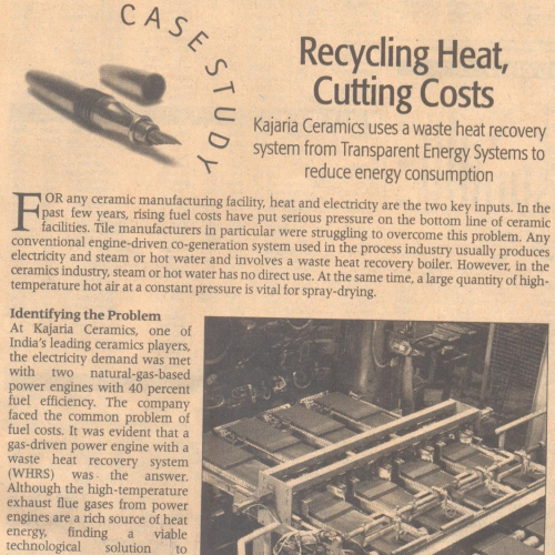 Recycling Heat Cutting Costs